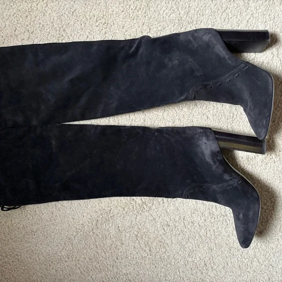 Saint Laurent Meurice tassel suede boots - Picture 6 of 14